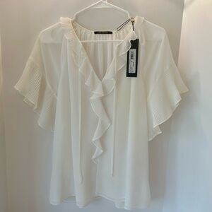 KOBI HALPERIN
Vale Ruffled Chiffon Blouse